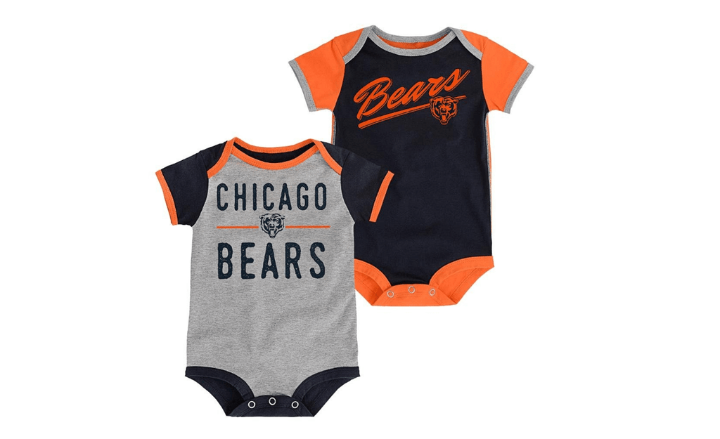 Infant Chicago Bears Descendant 2 Piece Bodysuit By Outerstuff product image 1, provided for visual reference and product