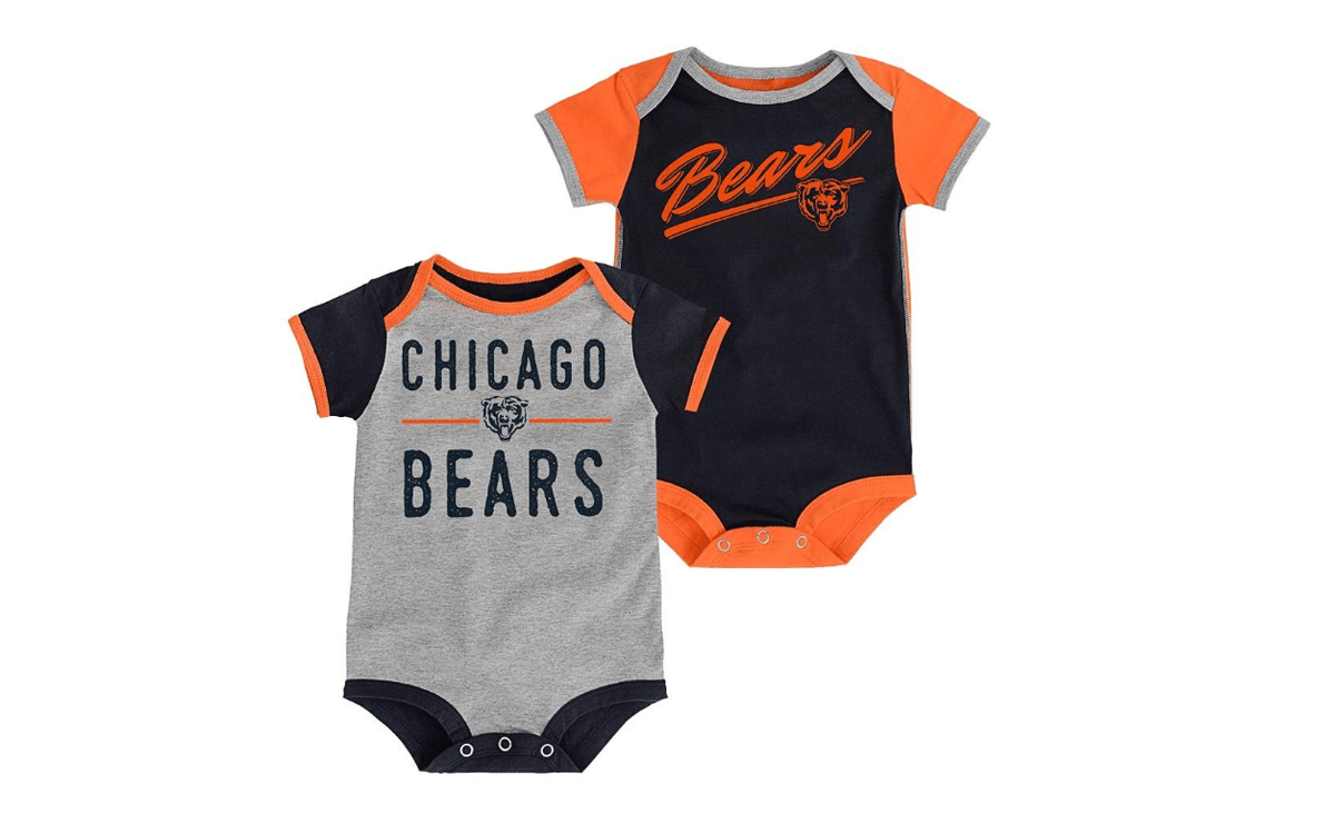 Infant Chicago Bears Descendant 2 Piece Bodysuit By Outerstuff product image 1, provided for visual reference and product