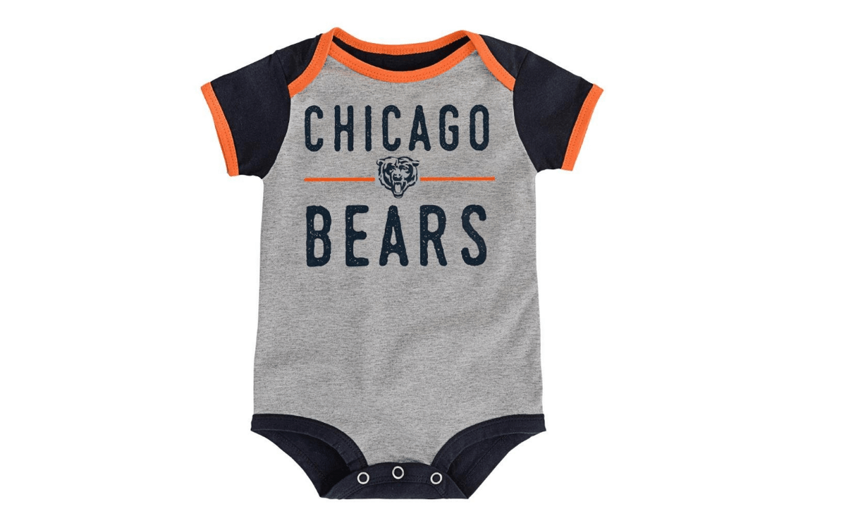Infant Chicago Bears Descendant 2 Piece Bodysuit By Outerstuff product image 3, provided for visual reference and product