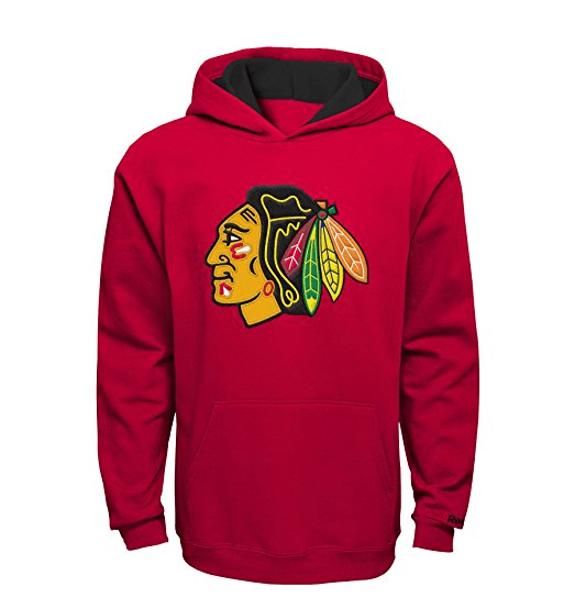 Chicago Blackhawks Toddler Prime Basic Red Hoodie product image 1, provided for visual reference and product detail review