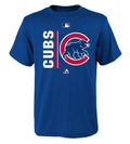 Toddler Chicago Cubs Majestic Royal Authentic Collection Team Icon T-Shirt product image 1, provided for visual reference