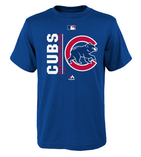 Toddler Chicago Cubs Majestic Royal Authentic Collection Team Icon T-Shirt product image 1, provided for visual reference
