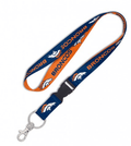 Denver Broncos Double Sided Lanyard With Detachable Buckle By Wincraft product image 1, provided for visual reference and