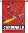 St Louis Cardinals Vertical Flag 28X40 product image 1, provided for visual reference and product detail review