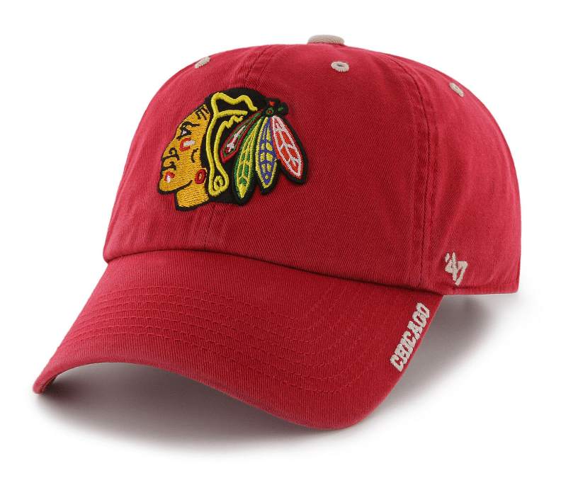 47 Brand Chicago Blackhawks ICE Cleanup Adjustable Hat product image 1, provided for visual reference and product detail