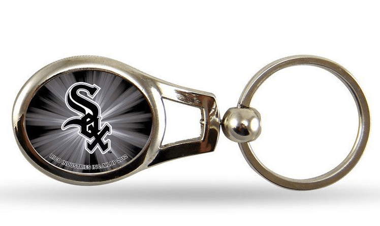 Chicago White Sox Oval Keychain By Rico product image 1, provided for visual reference and product detail review