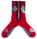 Chicago Blackhawks Jump Key II Socks product image 1, provided for visual reference and product detail review