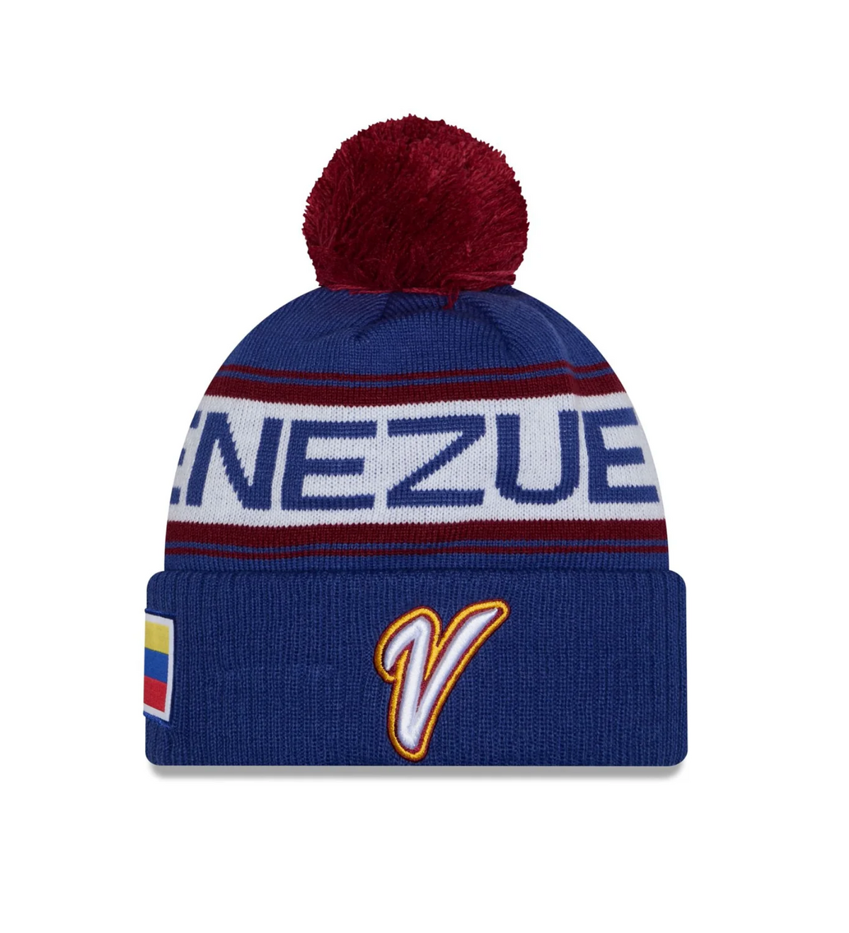 Venezuela World Baseball Classic 2026 New Era New Era Beanie – Official WBC Hat product image 1, provided for visual