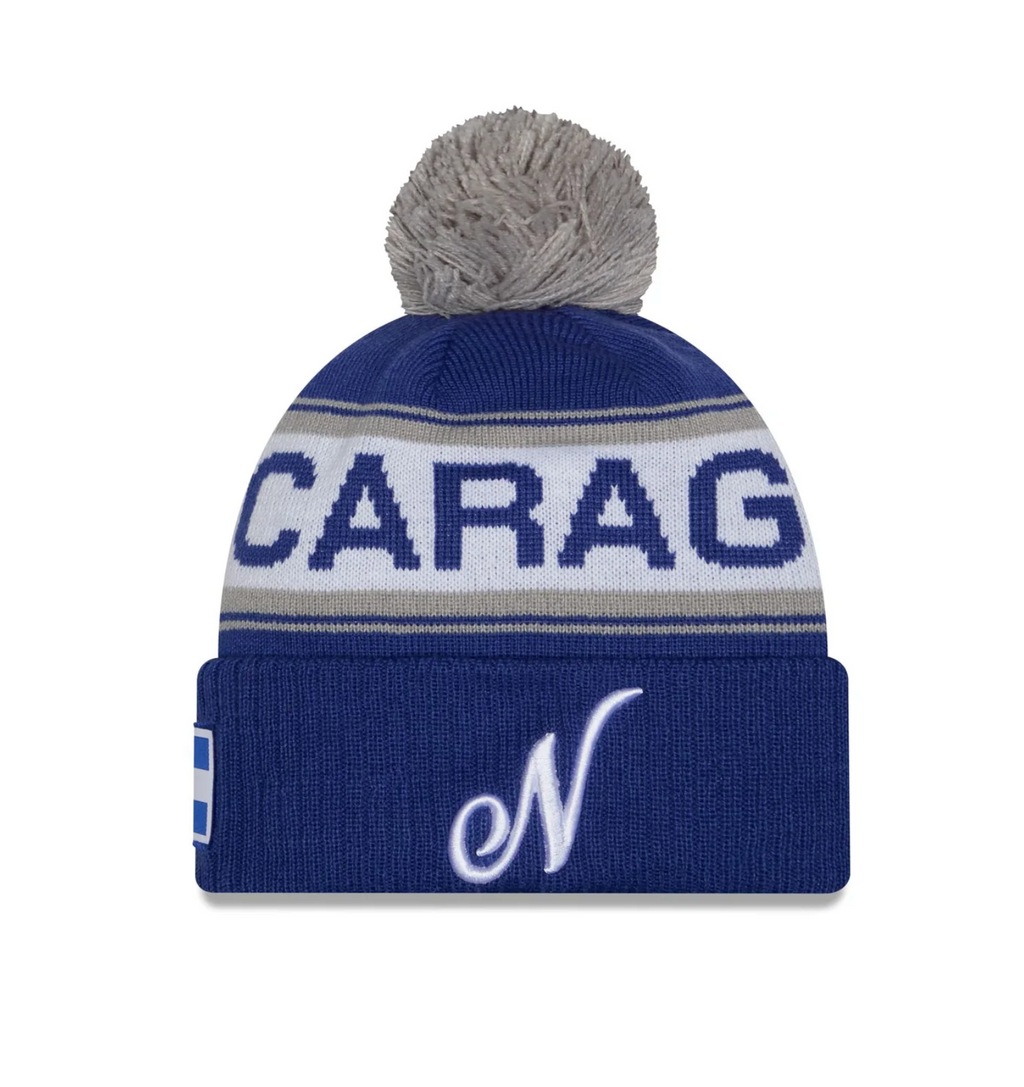 Nicaragua World Baseball Classic 2026 New Era Beanie – Official WBC Hat product image 1, provided for visual reference and