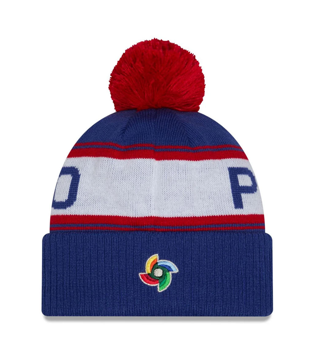 Puerto Rico World Baseball Classic 2026 New Era New Era Beanie – Official WBC Hat product image 3, provided for visual