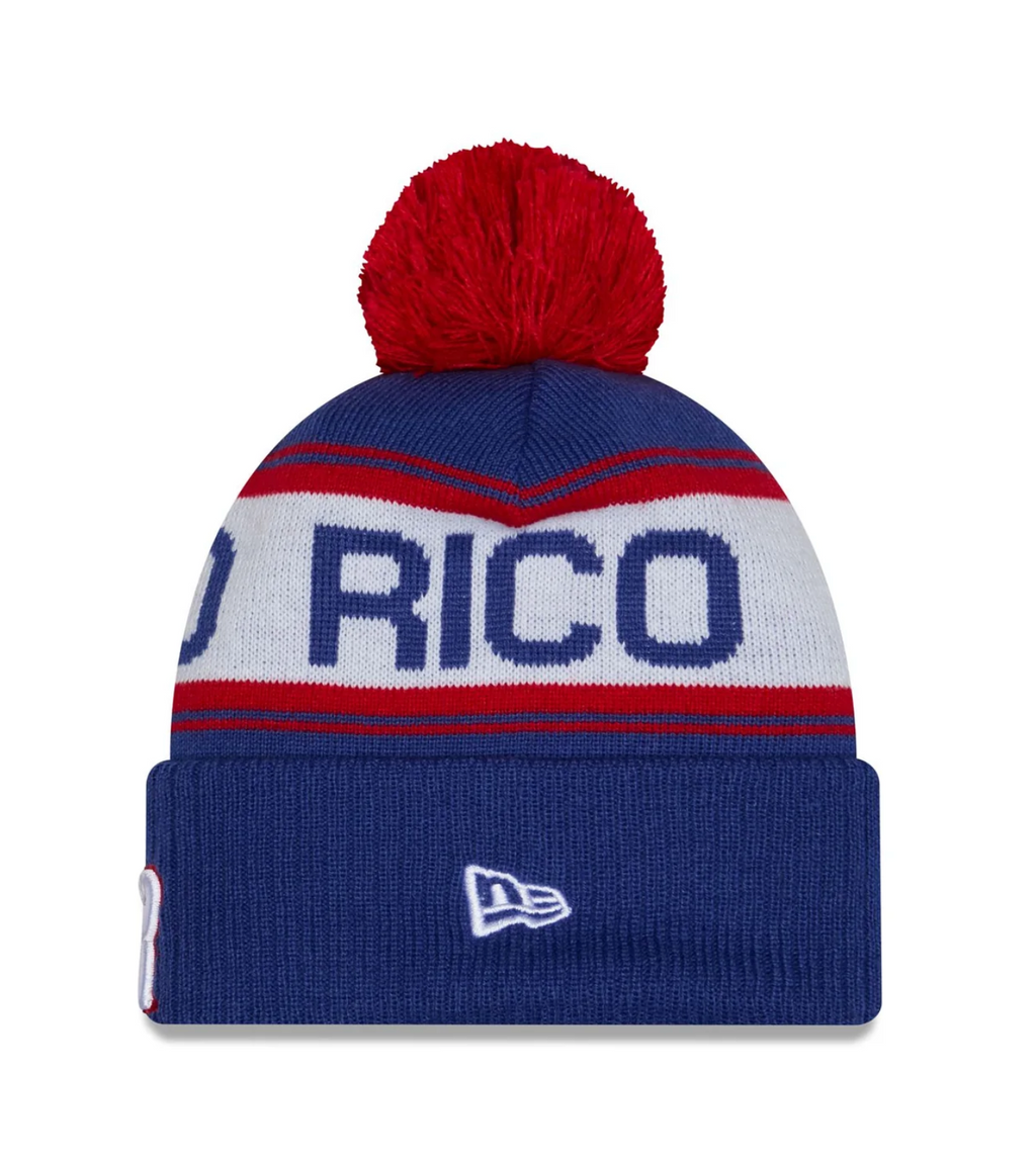 Puerto Rico World Baseball Classic 2026 New Era New Era Beanie – Official WBC Hat product image 2, provided for visual