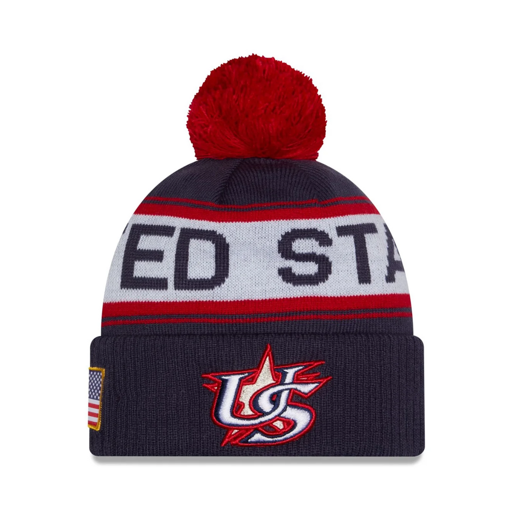 United States World Baseball Classic 2026 New Era Beanie – Official WBC Hat product image 1, provided for visual reference
