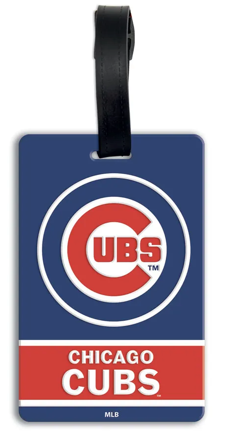Chicago Cubs Soft Luggage Bag Tag product image 1, provided for visual reference and product detail review