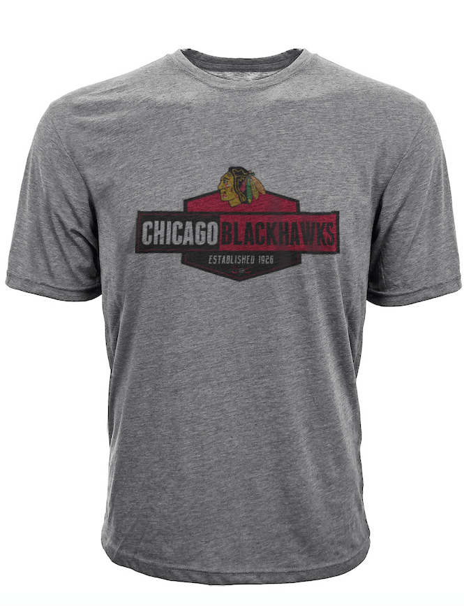 Mens Chicago Blackhawks Waypoint T-Shirt By Levelwear product image 1, provided for visual reference and product detail