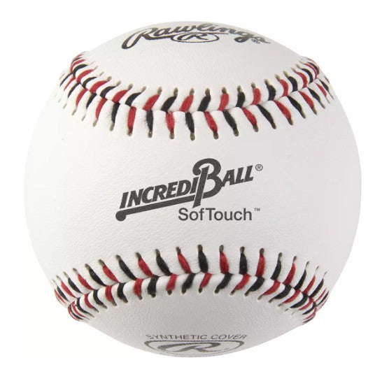 Rawlings INCREDI-BALL 9-inch White Soft Touch Baseball (Dozen) product image 1, provided for visual reference and product