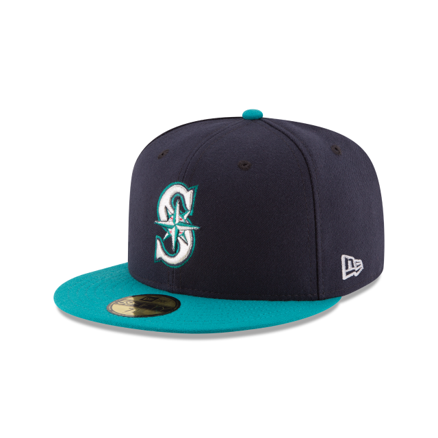New Era 59FIFTY Seattle Mariners Alternate Authentic Collection On-Field Fitted Hat product image 1, provided for visual