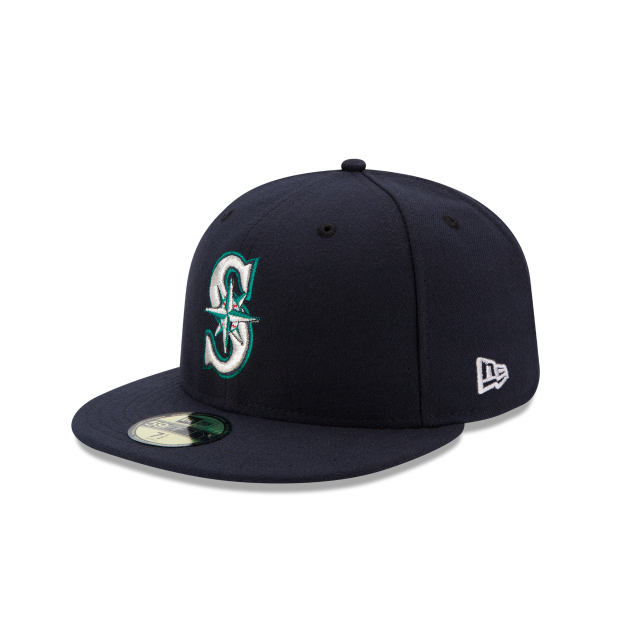 Seattle Mariners New Era Authentic Collection On-Field 59FIFTY Fitted Hat product image 1, provided for visual reference and