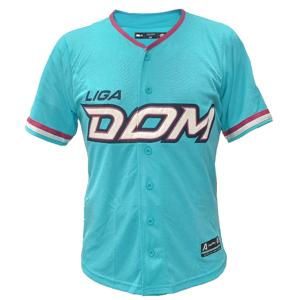Serie del Caribe 2024 OFFICIAL Dominicana Jersey - Teal for Men product image 1, provided for visual reference and product