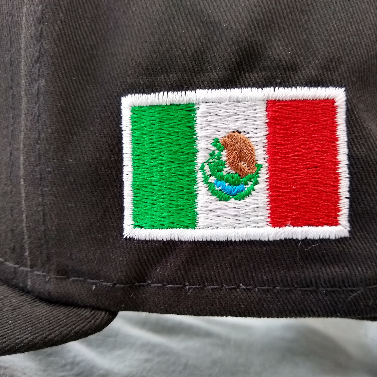 New Era Snapback Black Mexico Shield and Flag Hat product image 5, provided for visual reference and product detail review