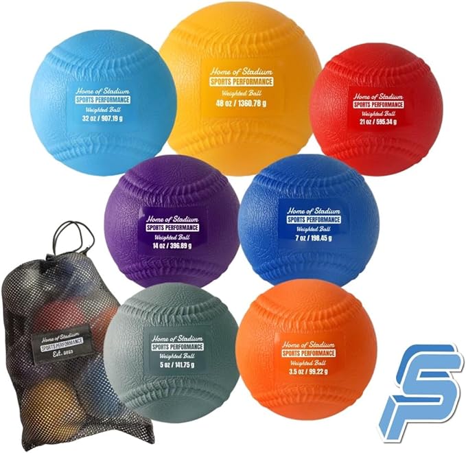 Soft Shell Plyo Weighted Balls with Seams - Set of 7 product image 1, provided for visual reference and product detail review