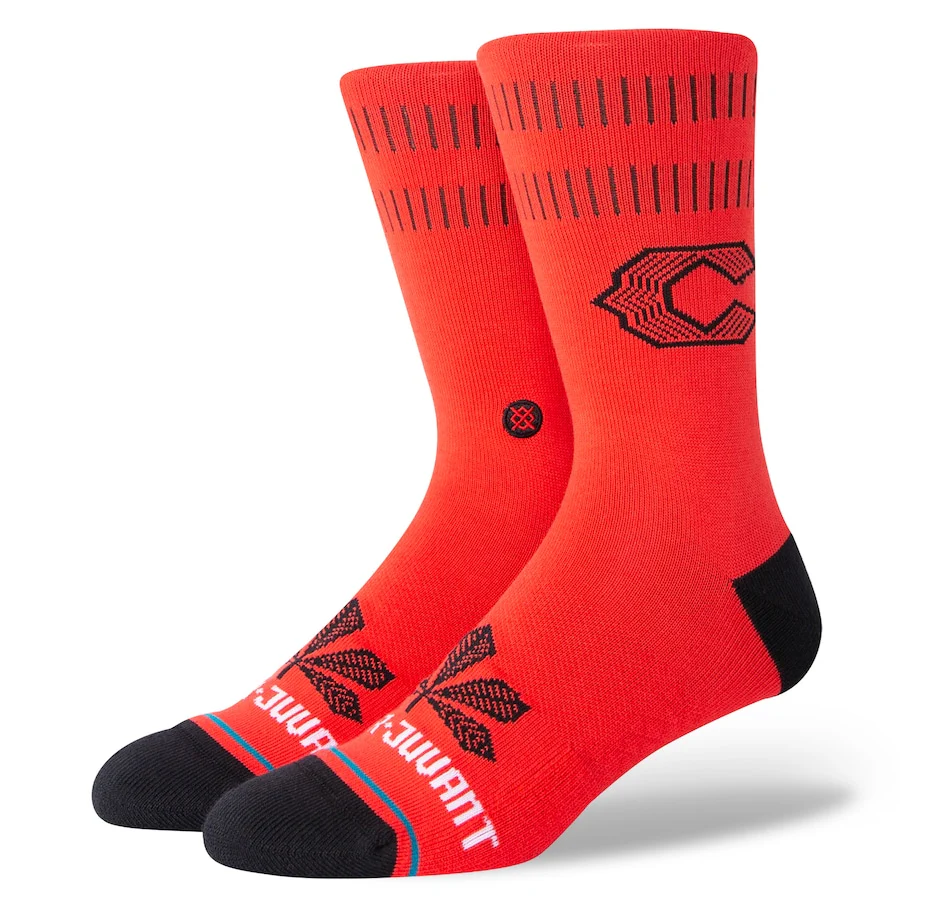 Cincinnati Reds City Connect Casual Socks product image 1, provided for visual reference and product detail review