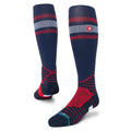 Stance Braves Stripe OTC Socks product image 1, provided for visual reference and product detail review