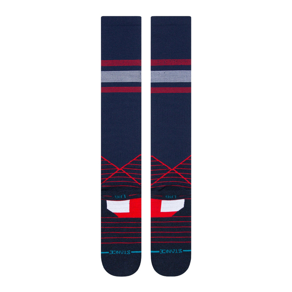 Stance Braves Stripe OTC Socks product image 3, provided for visual reference and product detail review