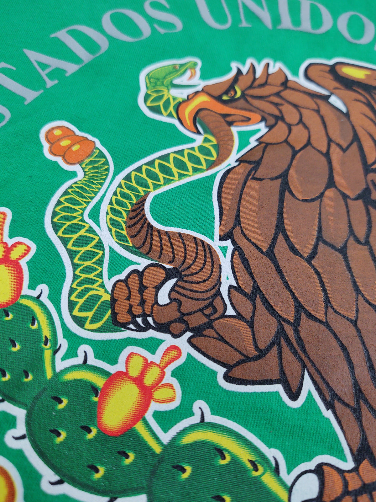 T-Shirts with Mexican Shield Printed with High Quality product image 2, provided for visual reference and product detail