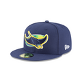 New Era 59FIFTY Tampa Bay Rays Alternate Authentic Collection On-Field Fitted Hat Light Navy product image 1, provided for
