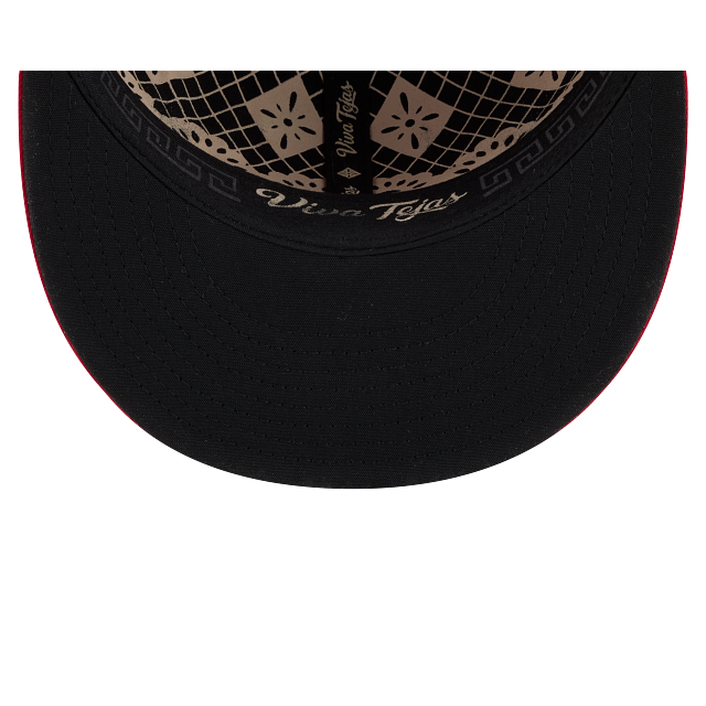 Texas Rangers 2026 City Connect 59FIFTY Fitted Cap – Red New Era MLB Fitted Hat | Viva Tejas Collection product image 7,