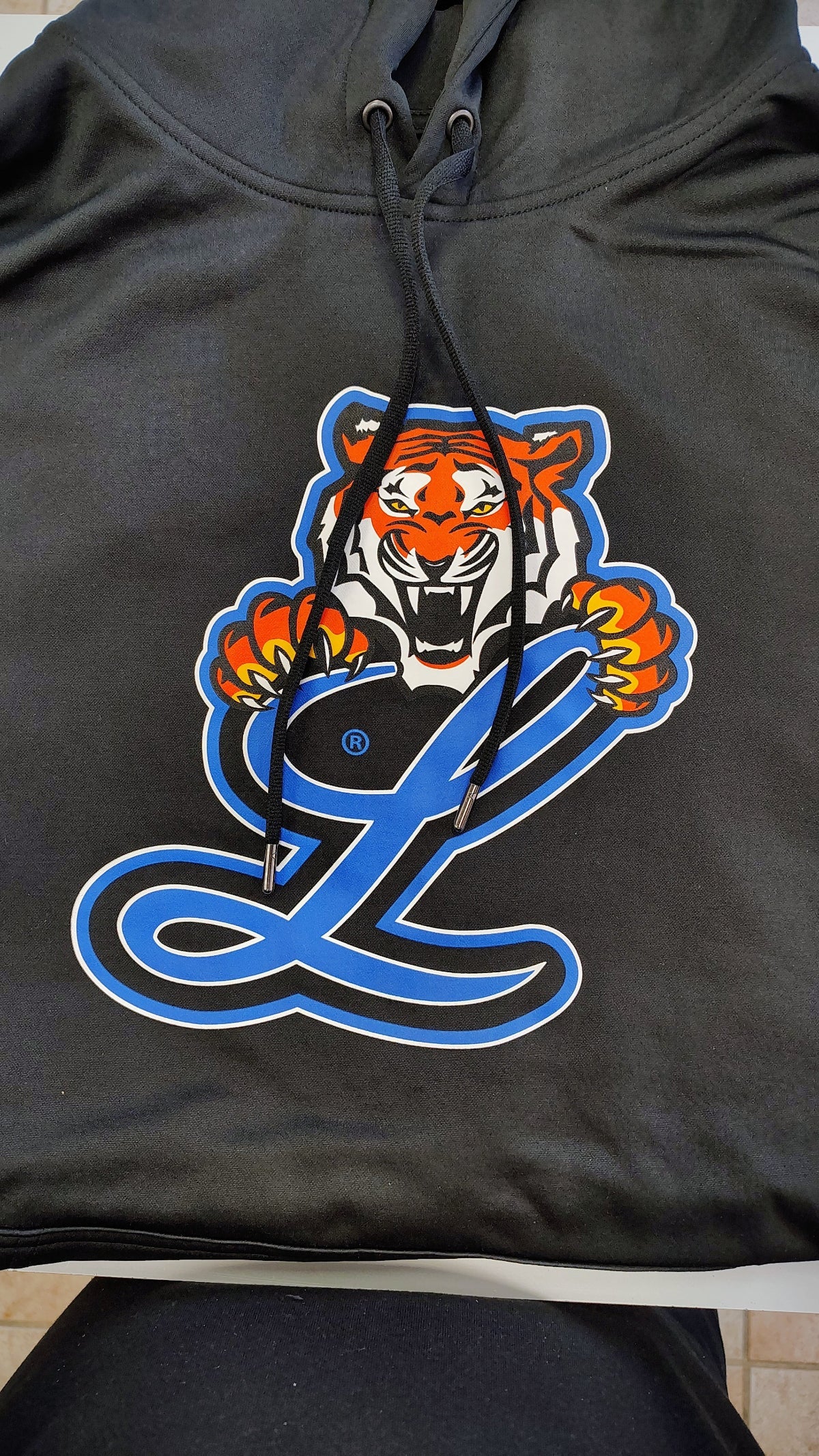 Tigres del Licey Tiger Logo Hoodies - F244 product image 5, provided for visual reference and product detail review