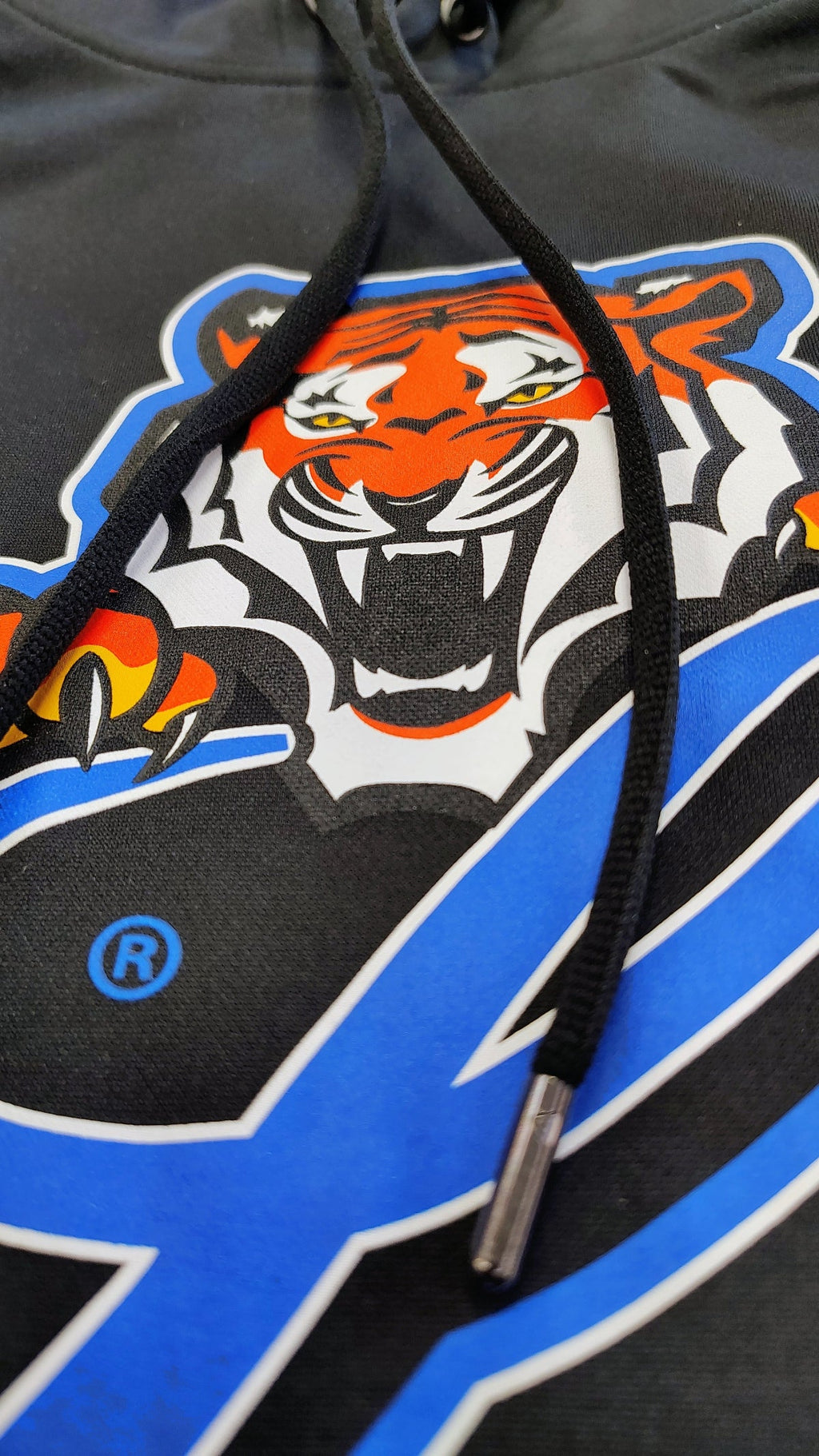 Tigres del Licey Tiger Logo Hoodies - F244 product image 6, provided for visual reference and product detail review