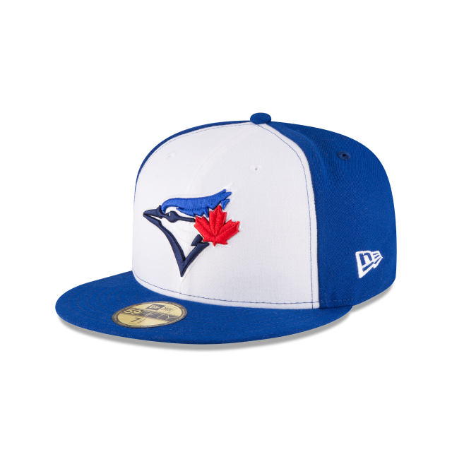 New Era 59FIFTY Toronto Blue Jays Alternate 3 Authentic Collection On-Field Fitted Hat White Royal Blue product image 1,