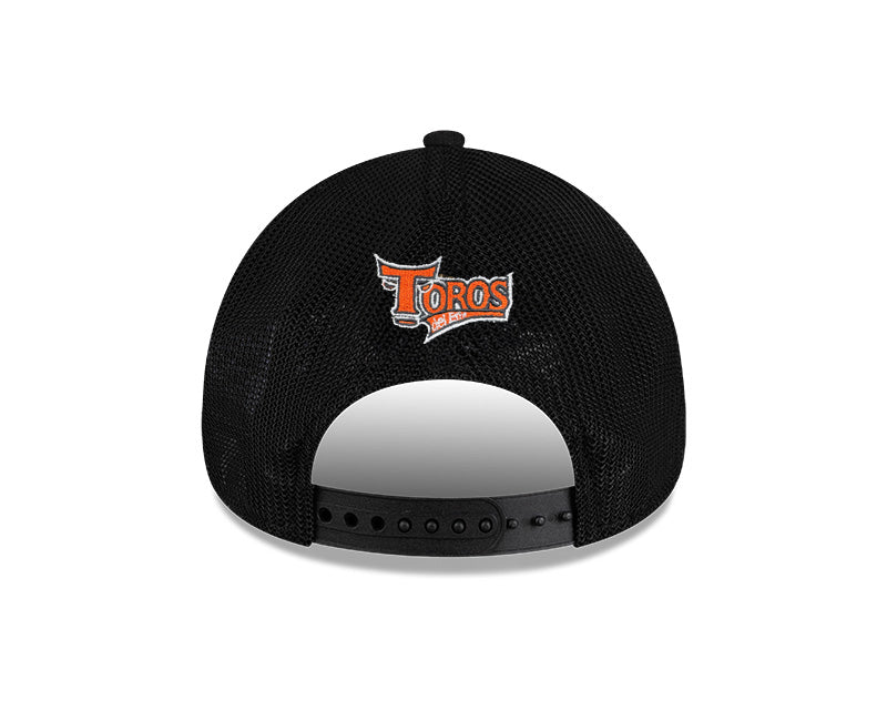 Toros del Este New Era 9FORTY A-Frame Adjustable Hat - White/Black/Orange product image 4, provided for visual reference and