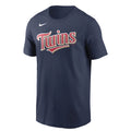 Nike Men Minnesota Twins Navy Blue T-Shirt - (3596520) product image 1, provided for visual reference and product detail