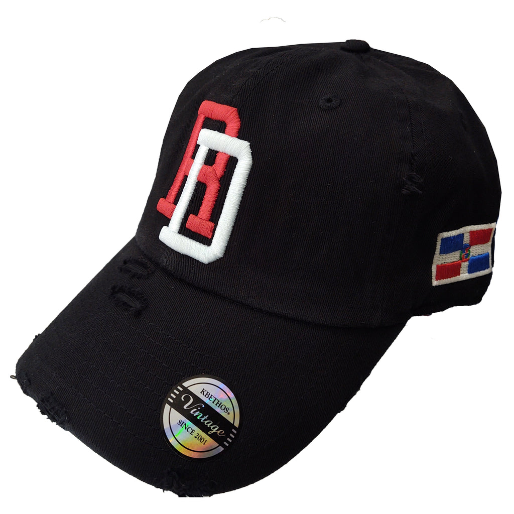 Vintage Adjustable Dominican Embroidered RD Hats product image 1, provided for visual reference and product detail review