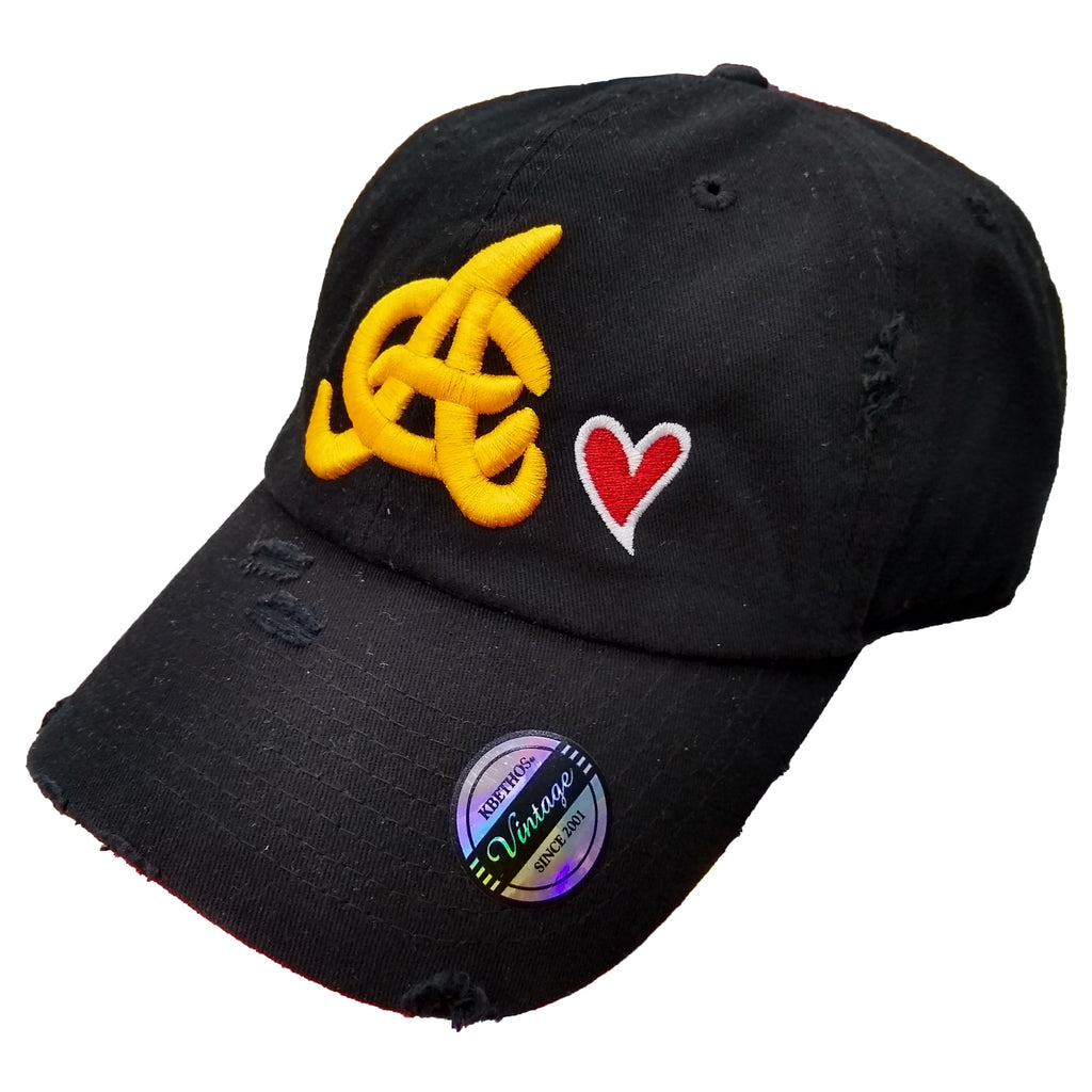 Aguilas Cibaeñas Vintage Hat (Heart) product image 1, provided for visual reference and product detail review