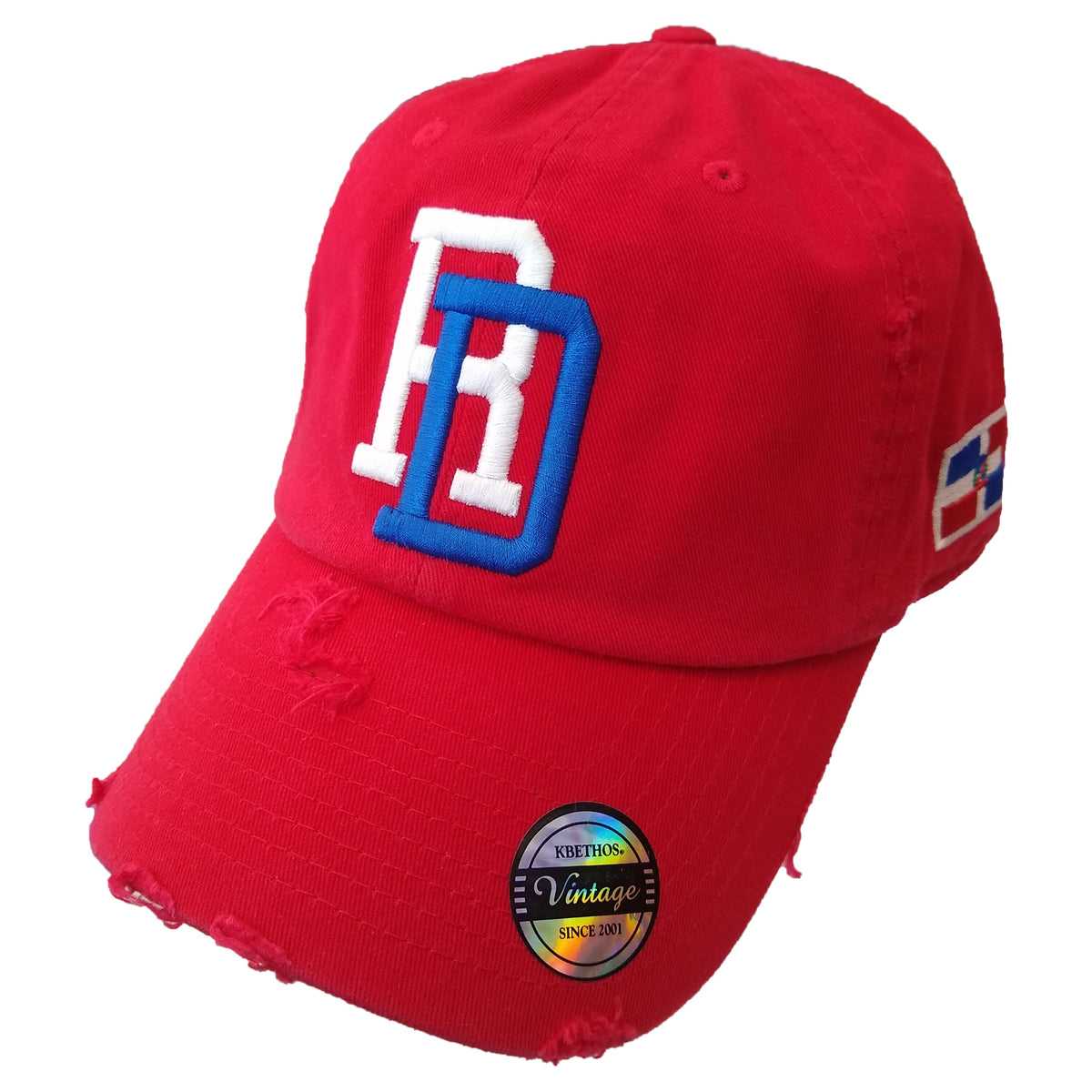 Vintage Adjustable Dominican Embroidered RD Hats product image 6, provided for visual reference and product detail review