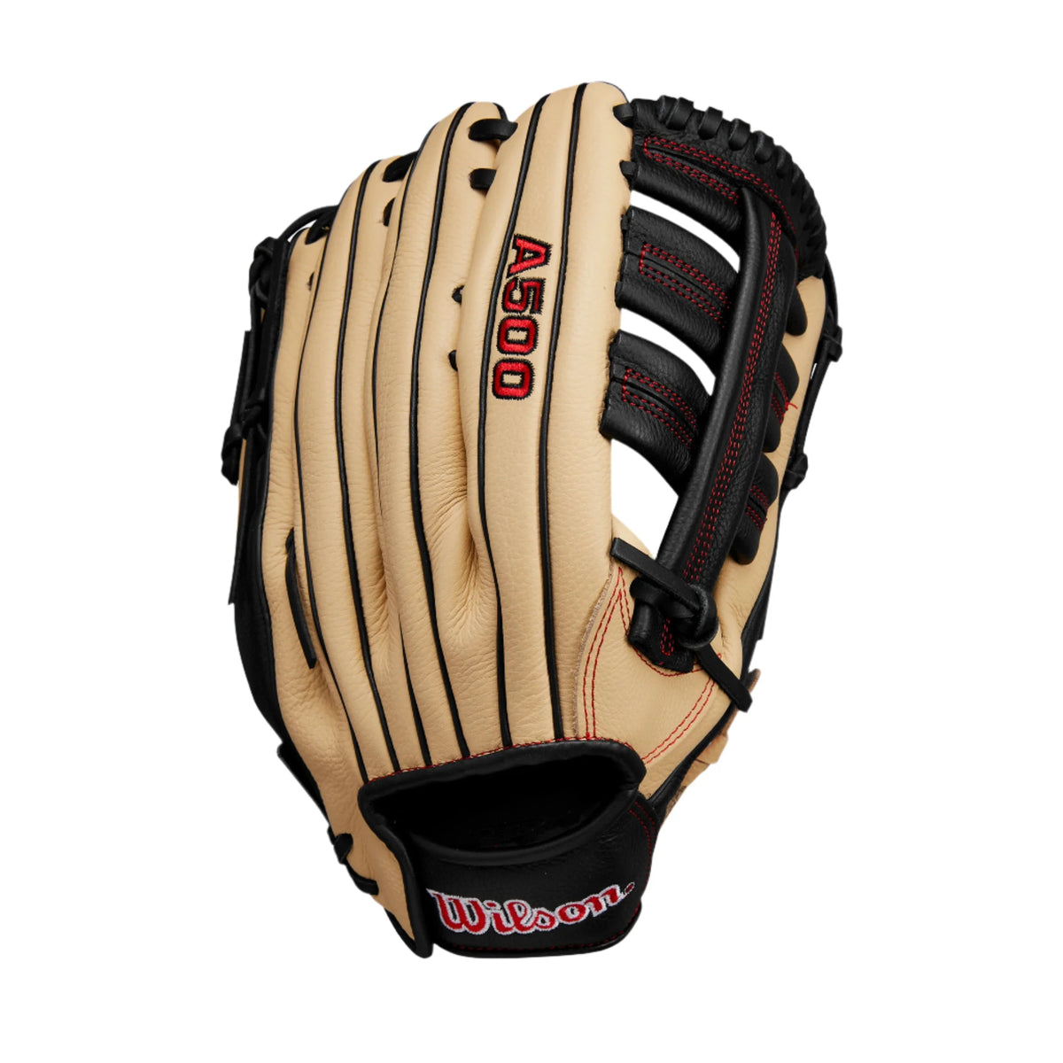 Youth - Wilson® A500® 12.5" Youth Outfield Baseball Glove – Top Grain Leather, Quick-Fit Wrist product image 1, provided for