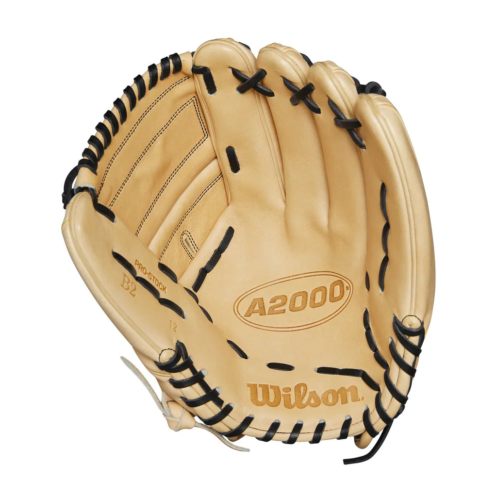 Wilson 2024 A2000 B2 (12") Pitcher's Glove - (WBW10138912) product image 2, provided for visual reference and product detail