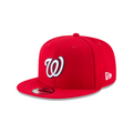 New Era Basic Washington Nationals Game Snapback Hat - Red product image 1, provided for visual reference and product detail