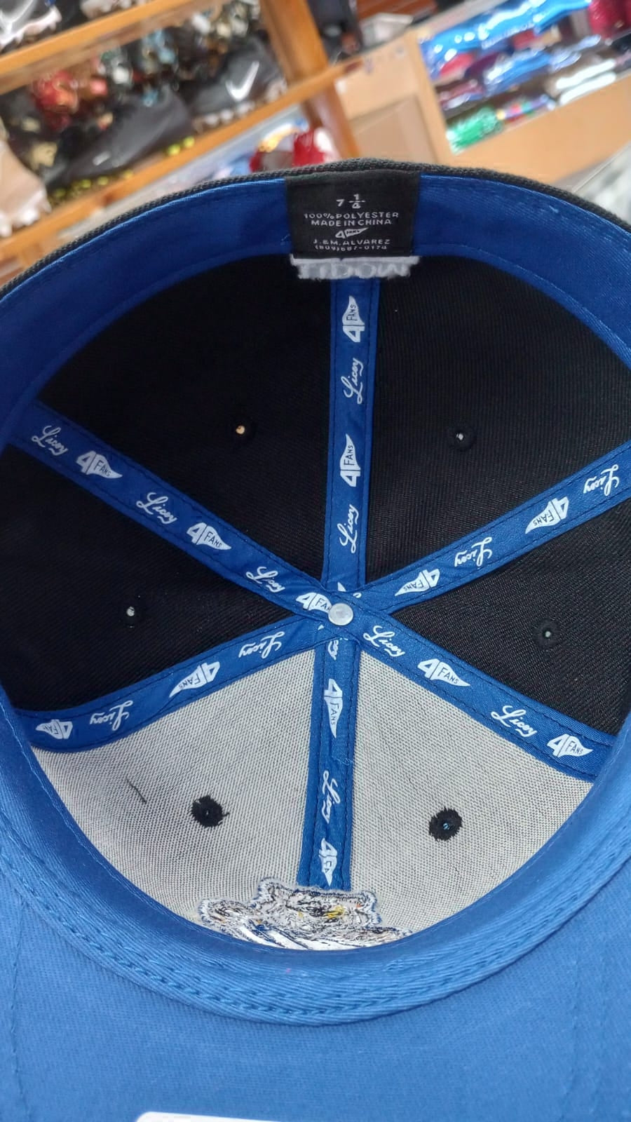 Licey Authentic Fitted 4Fans Hat product image 6, provided for visual reference and product detail review