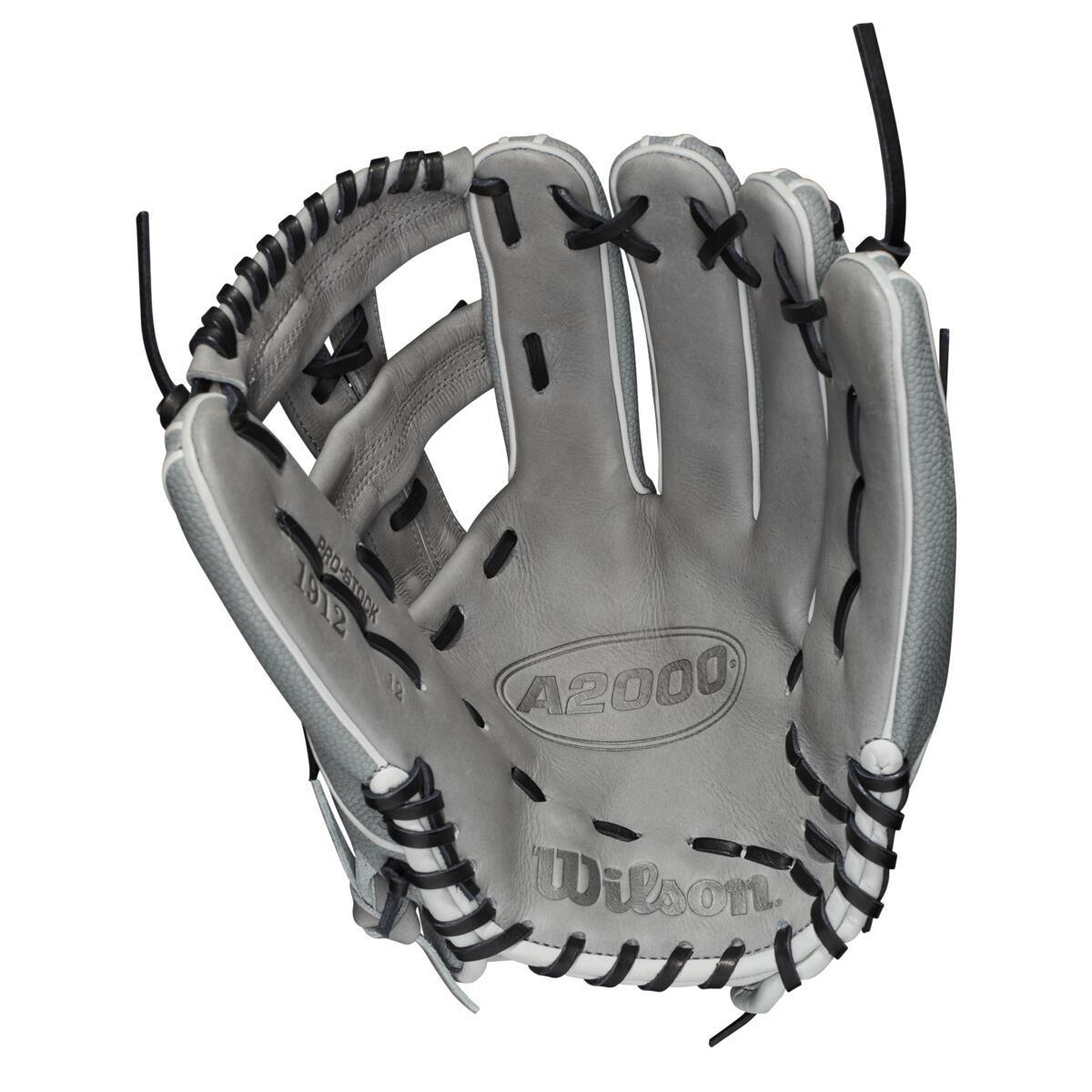 Wilson A2000 1912SS 12" SuperSkin Infield Baseball Glove - WBW10009912 product image 2, provided for visual reference and
