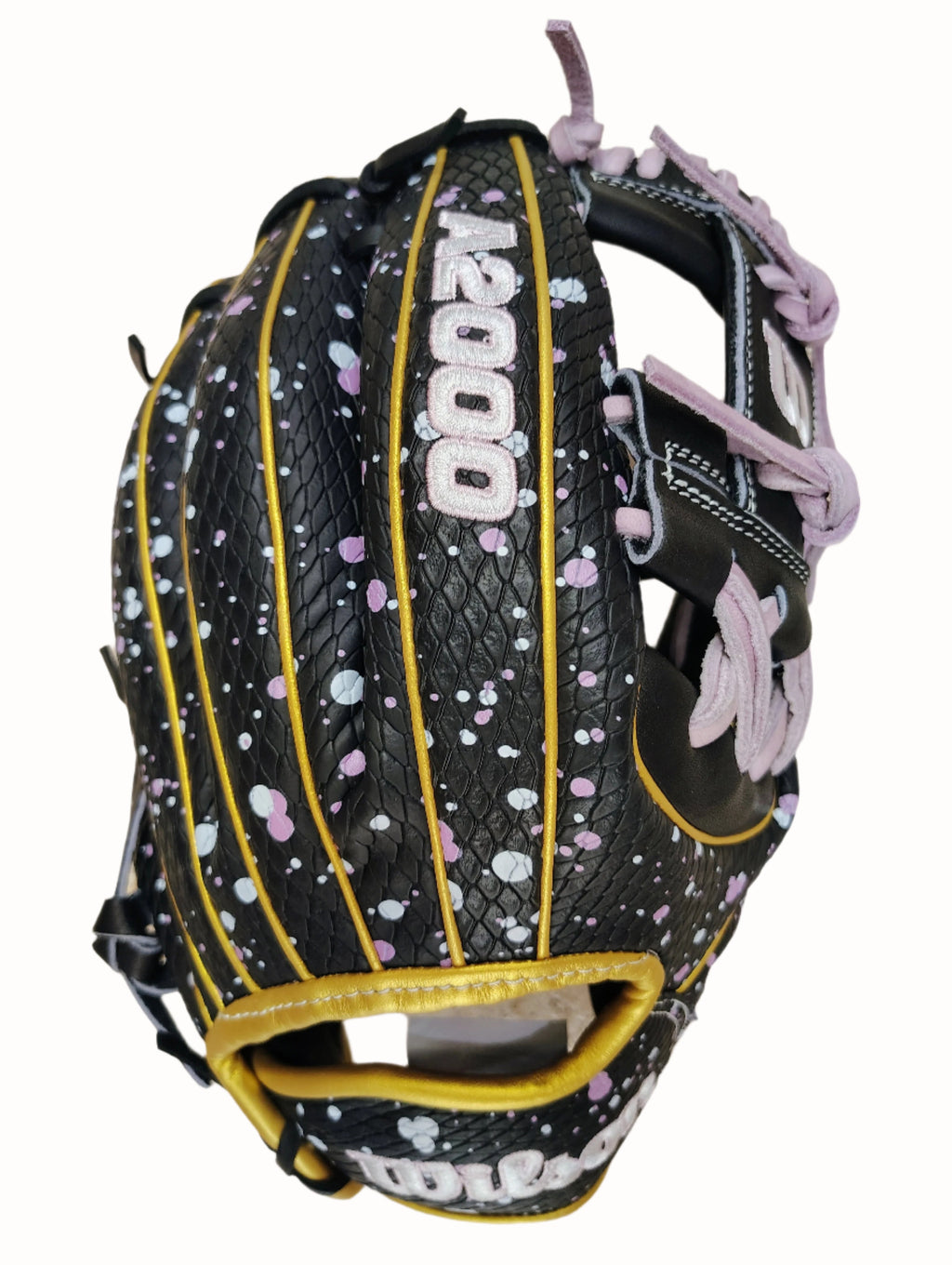 Wilson A2000 2025 T1D 1724 Limited Edition Baseball Glove 11.75" – Lavender SuperSnakeSkin product image 2, provided for