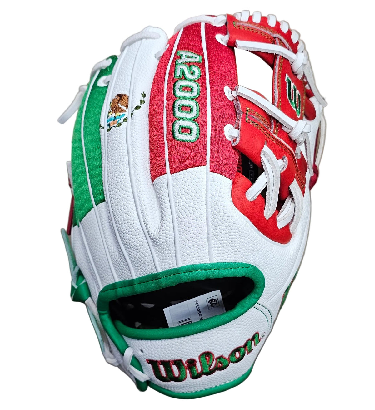 Wilson A2000 1786 11.5" Baseball Glove – Exclusive Mexico | Peligro Sports WBC 2026 Collection product image 2, provided for