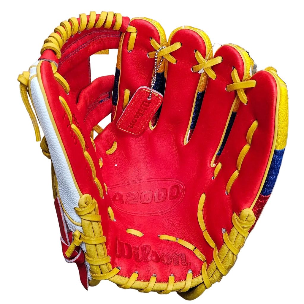 Wilson A2000 1786 11.5" Baseball Glove – Exclusive Venezuela Flag Edition | Peligro Sports WBC 2026 Collection product image