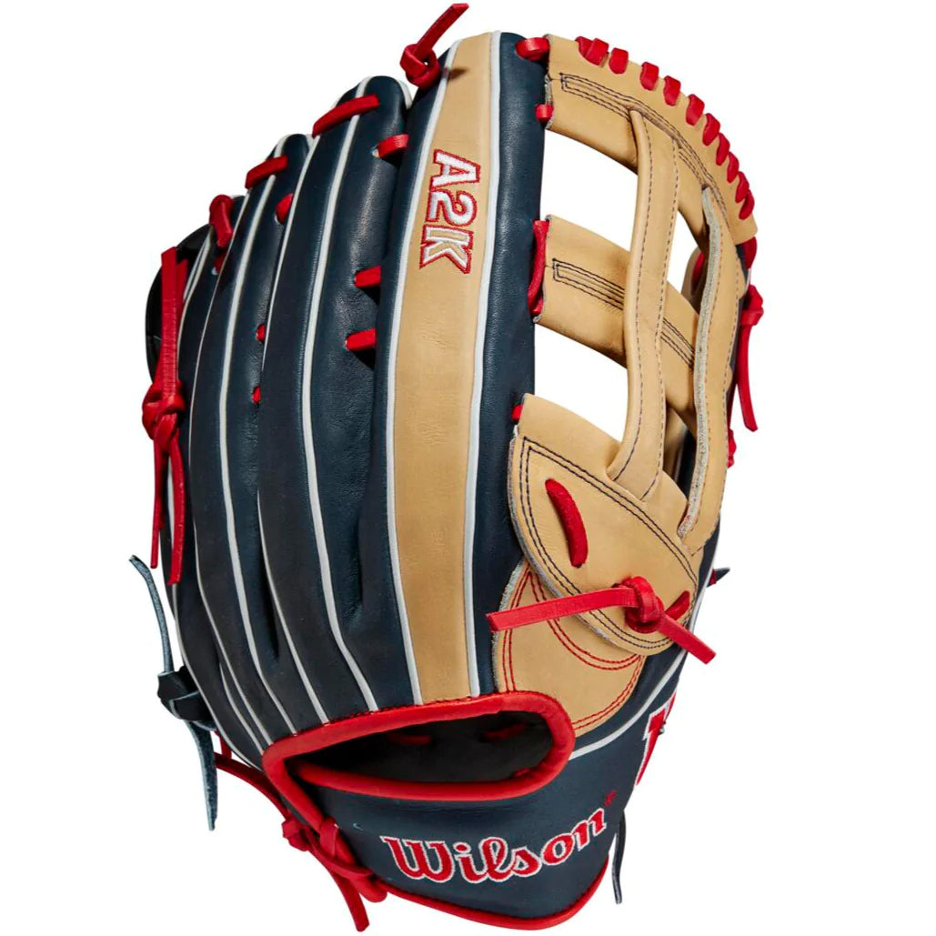 Wilson A2K JS22 12.75" Juan Soto GM Baseball Glove product image 1, provided for visual reference and product detail review