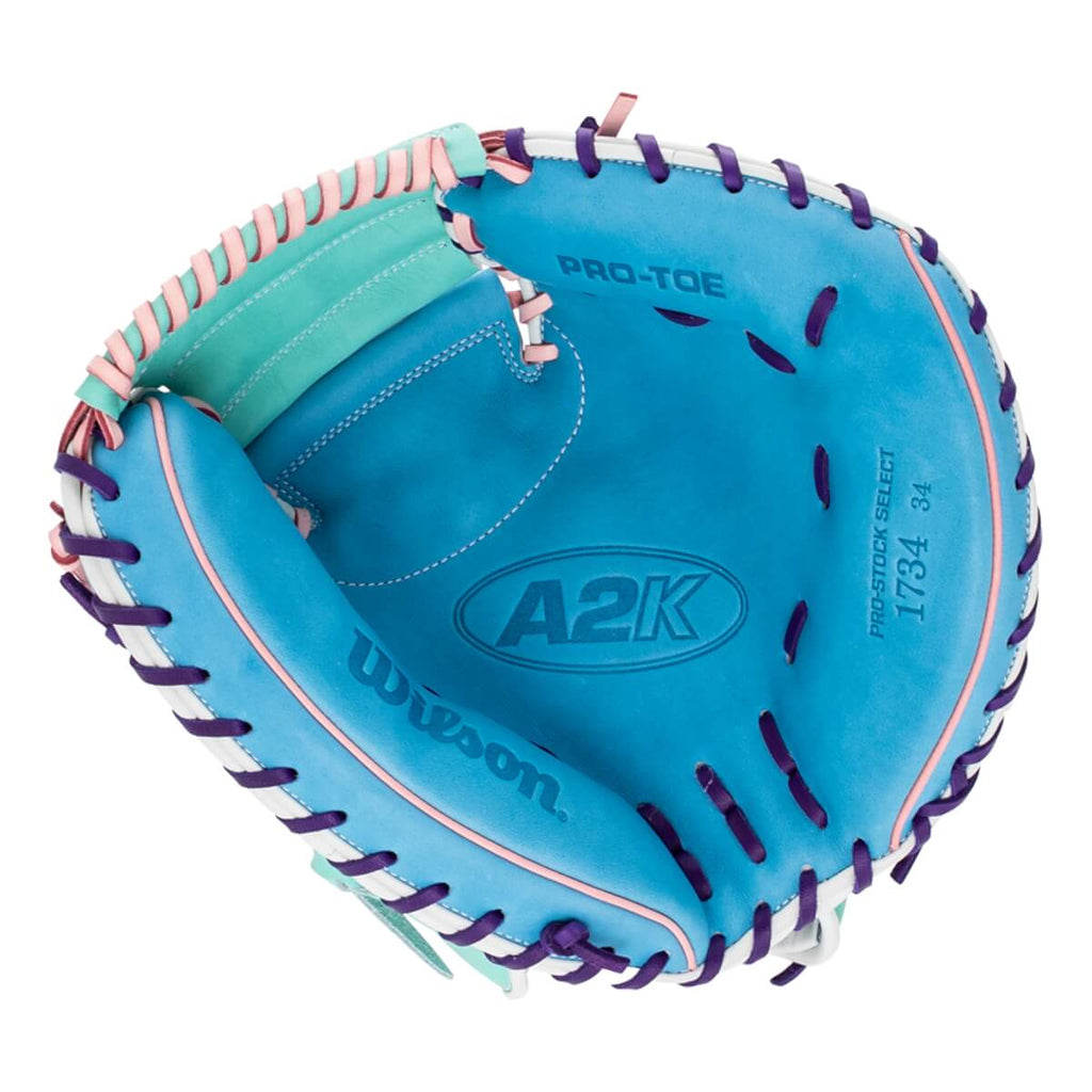 Wilson 2025 Fall A2K 1734SS 34" Catcher's Mitt product image 6, provided for visual reference and product detail review