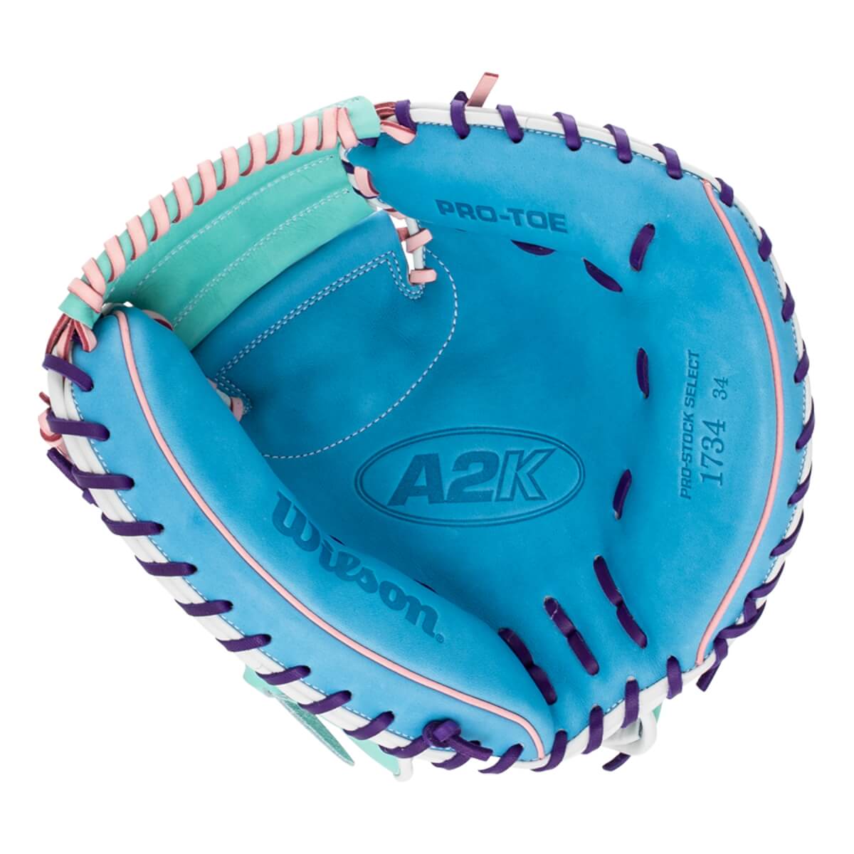 Wilson 2025 Fall A2K 1734SS 34" Catcher's Mitt product image 6, provided for visual reference and product detail review
