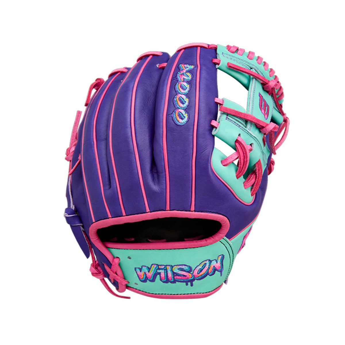 Wilson 2025 OMAHA A2000 1975 GRAFFITI 2.0 11.75" Infield Glove product image 1, provided for visual reference and product